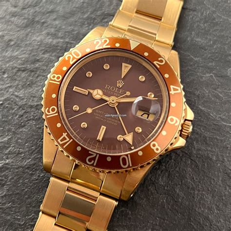 rolex ref 1675 tiffany root beer stainless gold for sale|Rolex Vintage GMT.